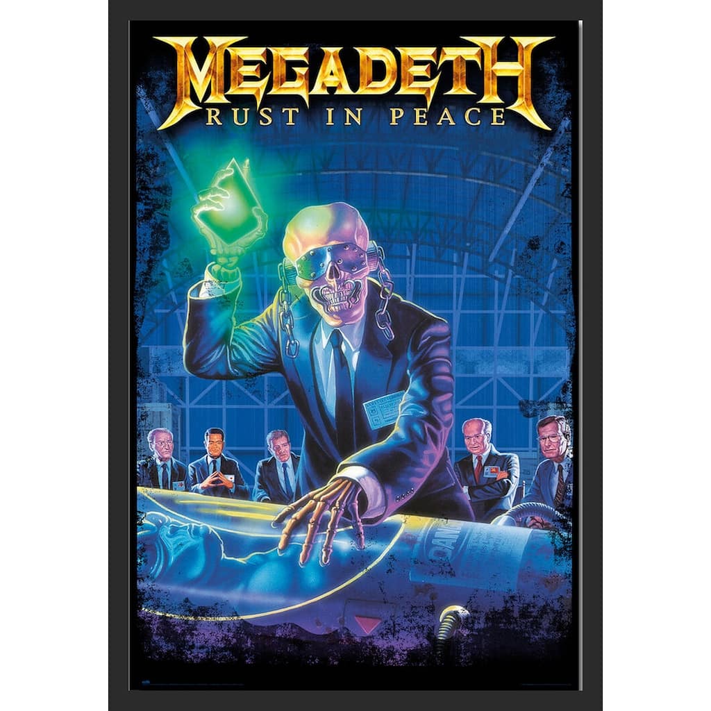 Megadeth - Rust In Peace Framed Art Poster - 24 x 36 Inch