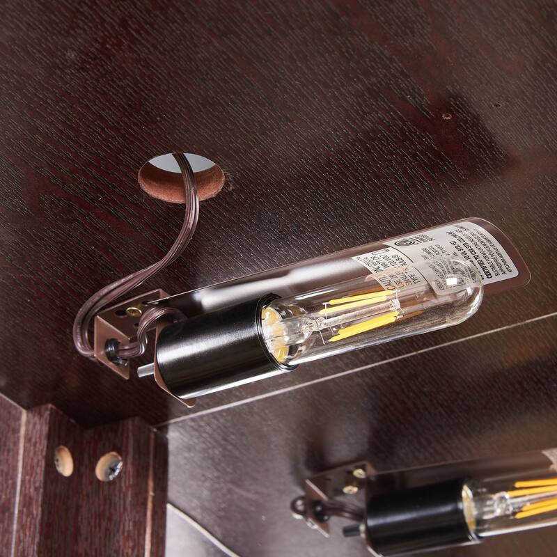 Lighted Corner Curio Cabinet
