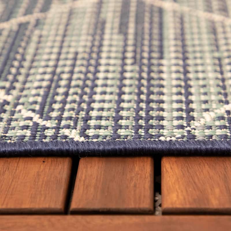The Curated Nomad Stapelles Geometric Indoor/Outdoor Area Rug