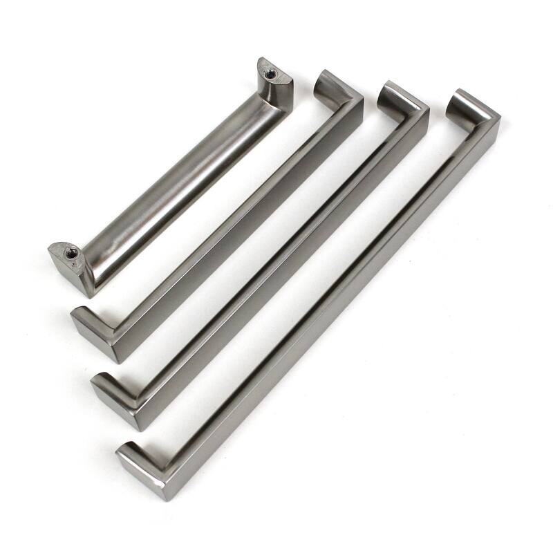 Dowell Series 3007 Handles (160mm/6.3" CTC), Brushed Nickel, 10 Pack - 6.3" - 160mm