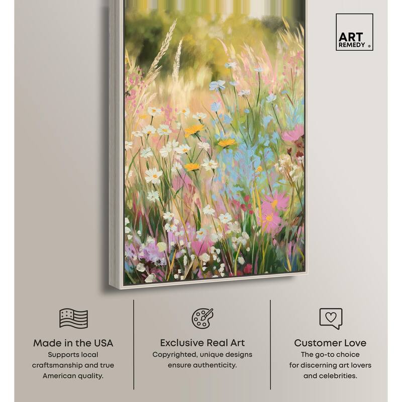 Floral Impressionism I Canvas by Art Remedy
