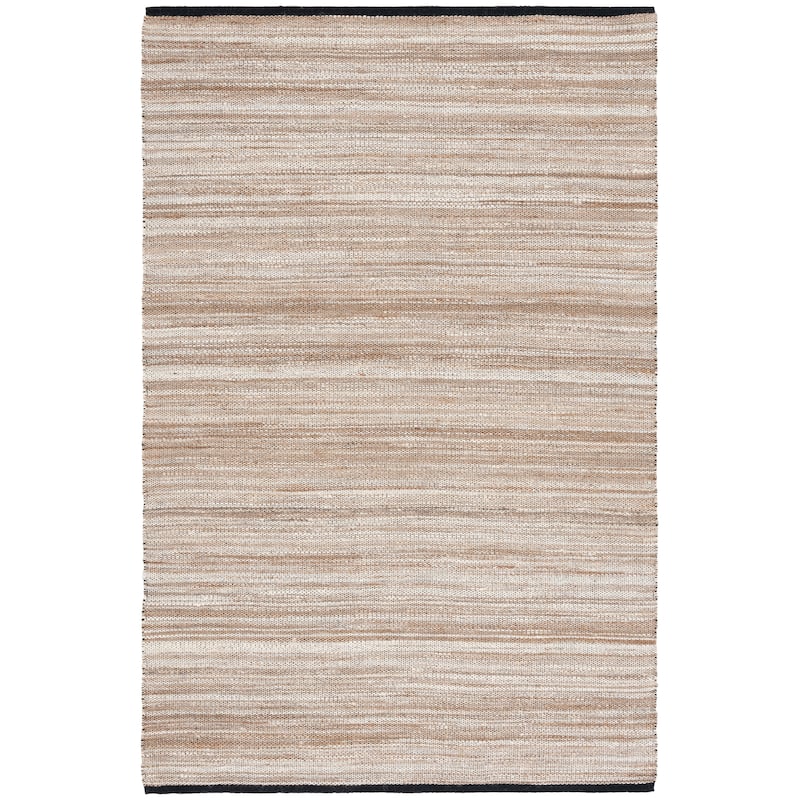 SAFAVIEH Natural Fiber Sylva Casual Jute Rug - 4' x 6' - Natural/Grey