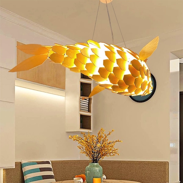 Fish shaped lamp top
