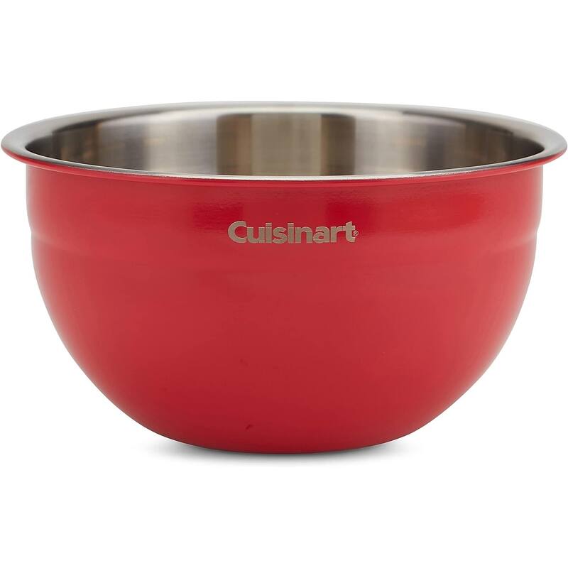 Cuisinart CTG-00-SMB Stainless Steel Mixing Bowls with Lids, Set of 3