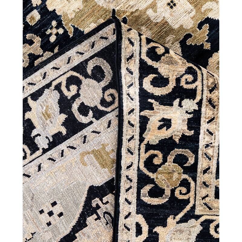 Serapi One-of-a-Kind Hand-Knotted Area Rug - Black - 7' 11" x 9' 9"