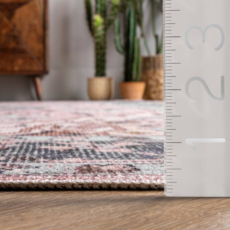 Nuloom Zendaya SplashGuard Machine Washable Area Rug
