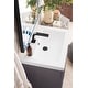 preview thumbnail 5 of 10, Alicante' 24" Single Vanity Cabinet, w/ White Glossy Composite Stone Countertop