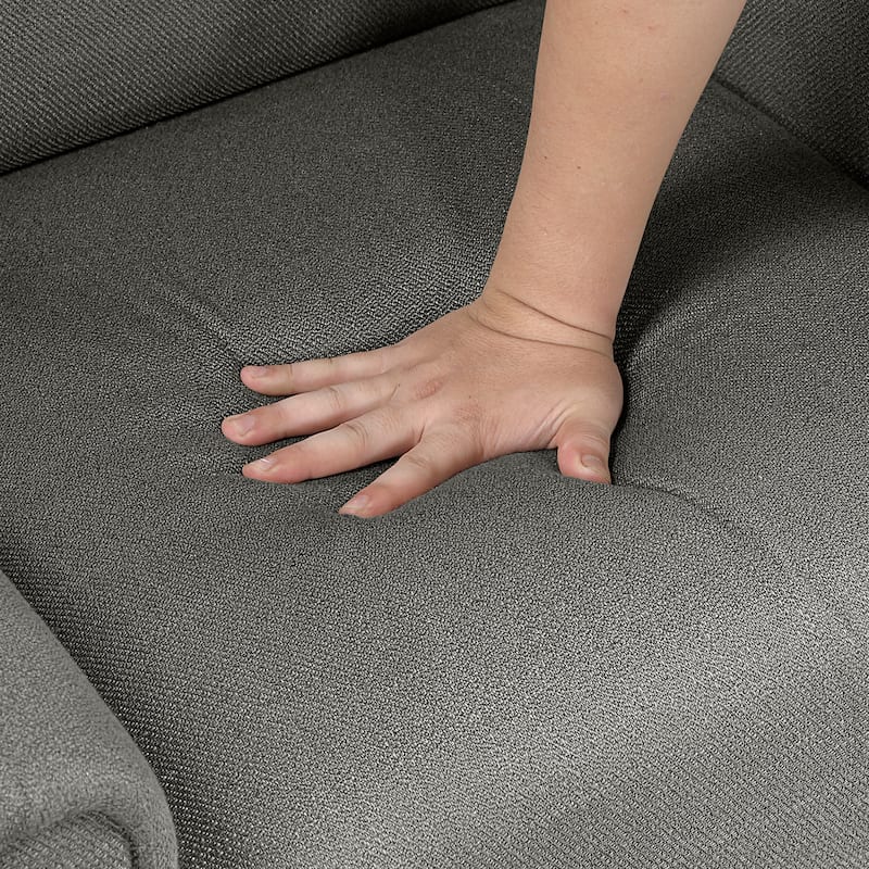 Edmund Textured Fabric Accent Chair
