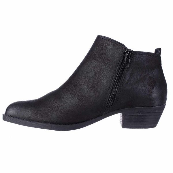 carlos santana booties black