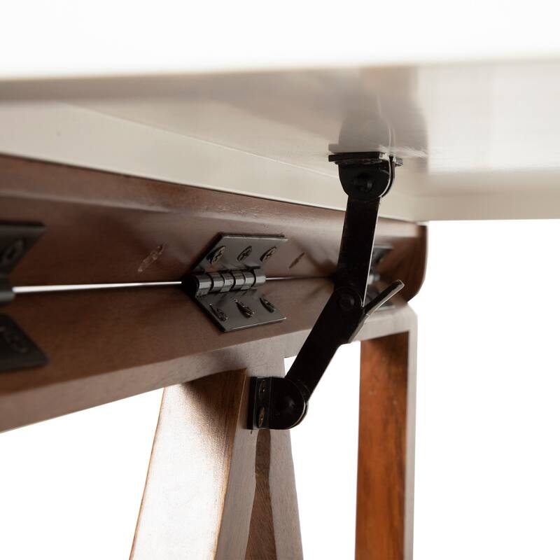 Kate and Laurel Kaya Wood Wall-Mounted Table - 24x33x31
