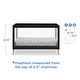 preview thumbnail 11 of 14, Sloane 4-in-1 Acrylic Convertible Crib, Greenguard Gold Certified