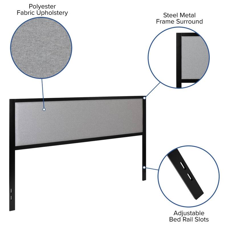Metal Upholstered Headboard - Modern Headboard