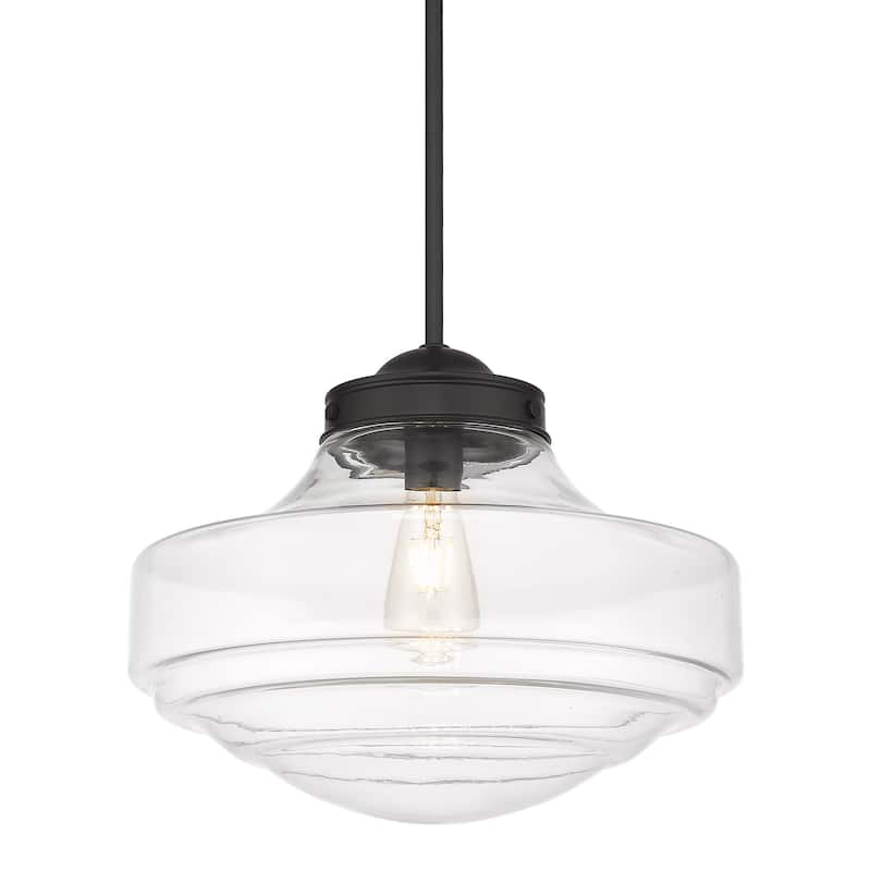 Ingalls Large Pendant - 16"x12.75" - 16"x12.75" - Matte Black