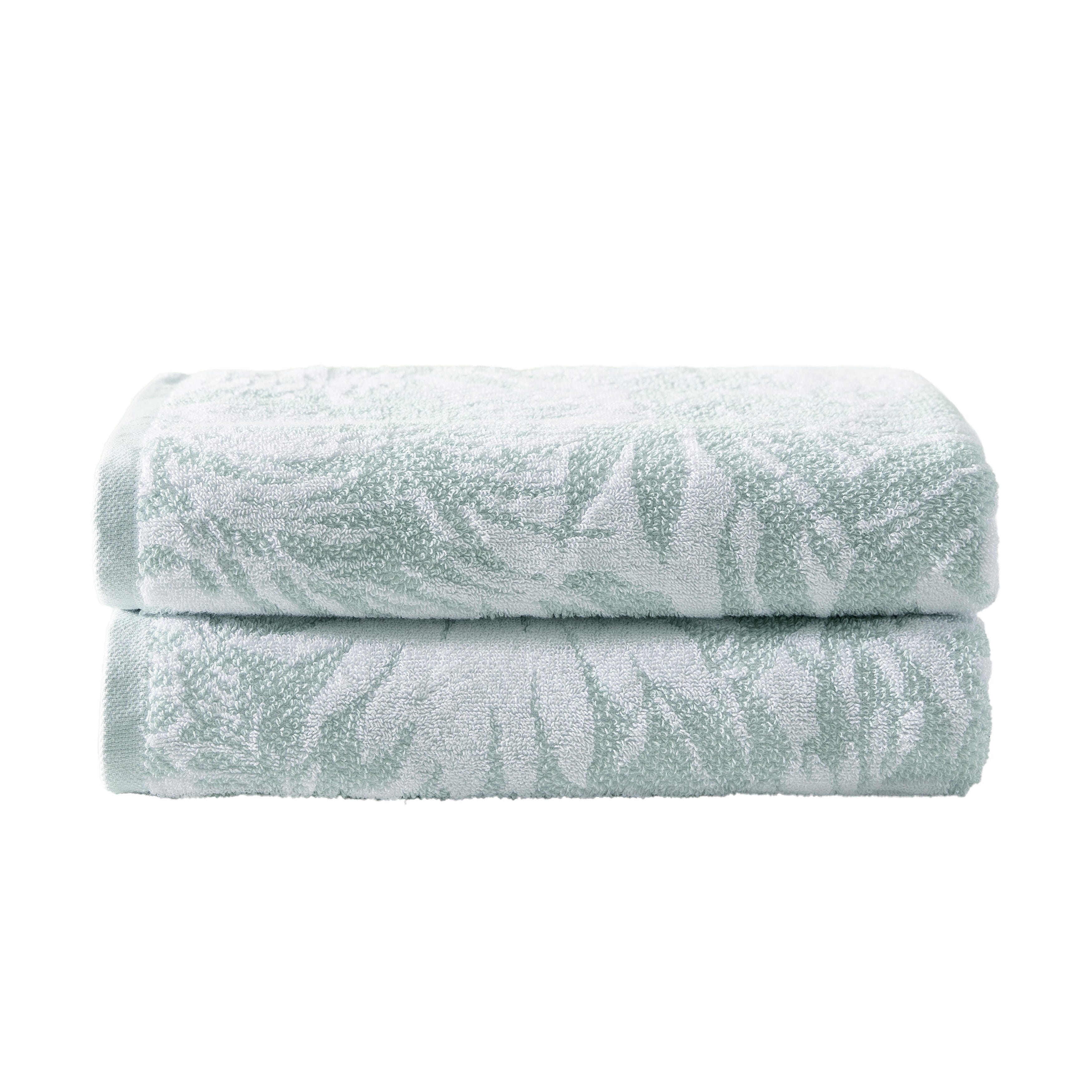 Tommy Bahama Lago Palm Green Cotton Terry Towel Set