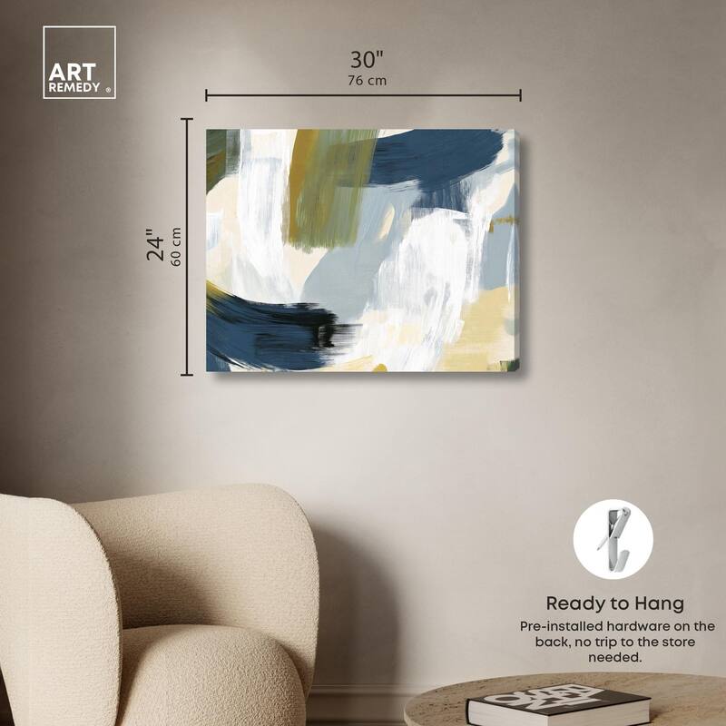 Moss Layers II Canvas by Art Remedy, Gallery Wrapped