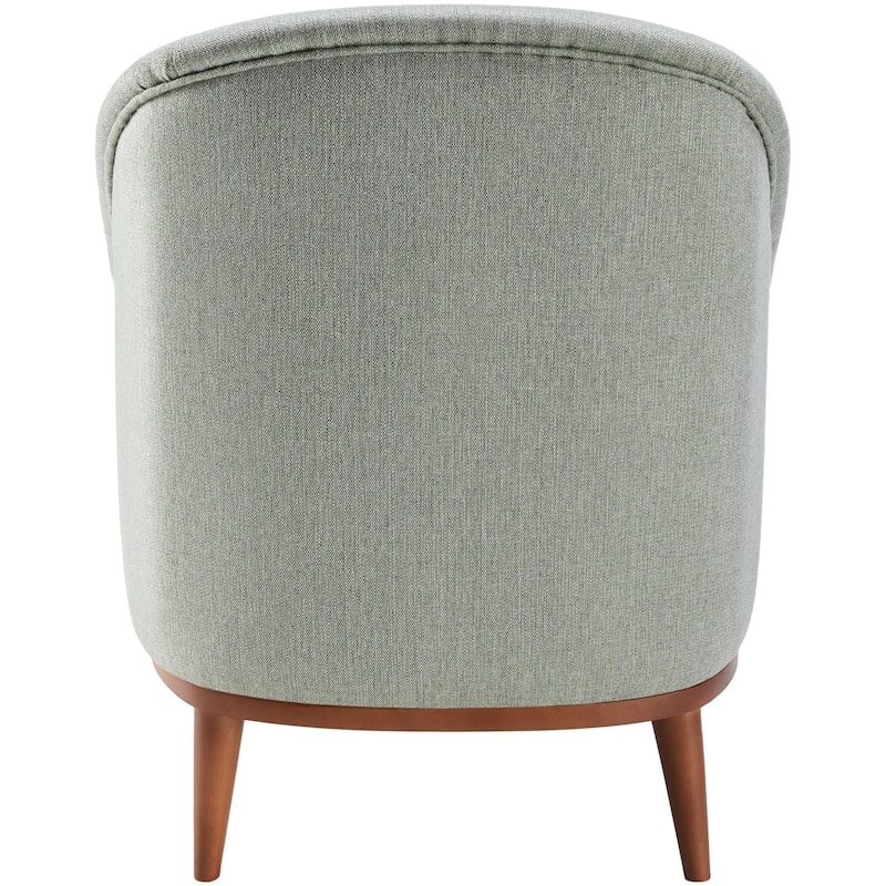 Kassie Modern Minimalist Light Sage Accent Chair