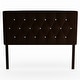 preview thumbnail 3 of 23, Huntress I Crocodile Glam Faux Leather Button Tufted Headboard by Furniture of America