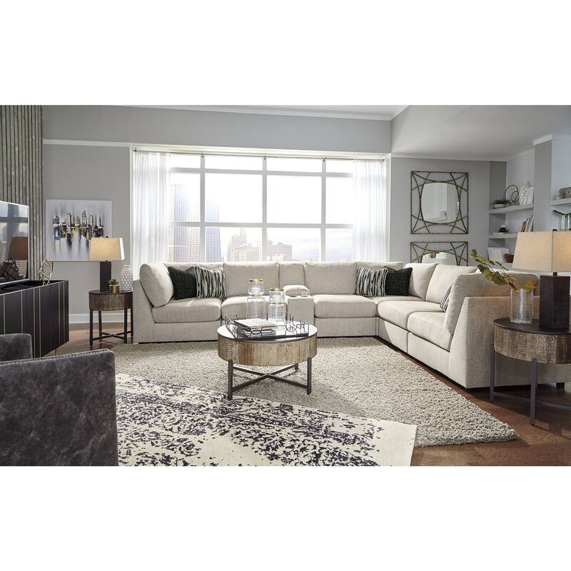 Signature Design by Ashley Kellway Bisque 7-Piece Sectional - 109''W x153 D x 39'' H