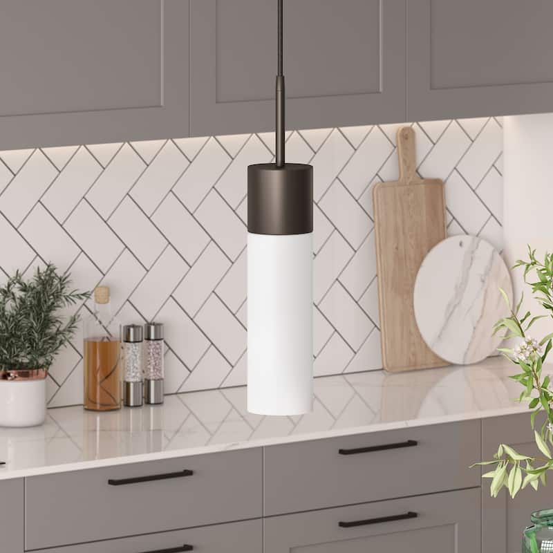 Lance 3.5" Wide Pendant with Glass Shade