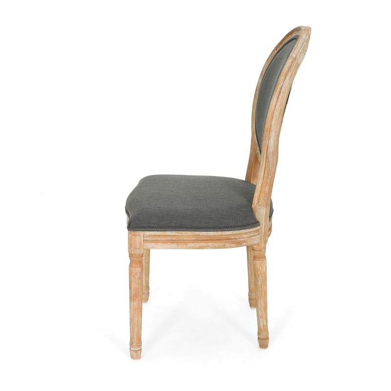 Phinnaeus Upholstered Farmhouse Dining Chairs (Set of 2) by Christopher Knight Home