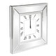 preview thumbnail 4 of 7, Allan Andrews Mirrored Square Frame Decorative Wall Clock