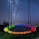 preview thumbnail 8 of 7, Trekassy 40" LED Saucer Swing 700lbs Outdoor Backyard Tree Swing for Kids and Adults - Red