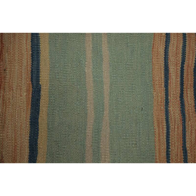 Hand Woven Oriental 100% Wool Carpet Southwestern Tribal Multi-Colored Kilim Area Rug - 6' 9'' X 4' 11''