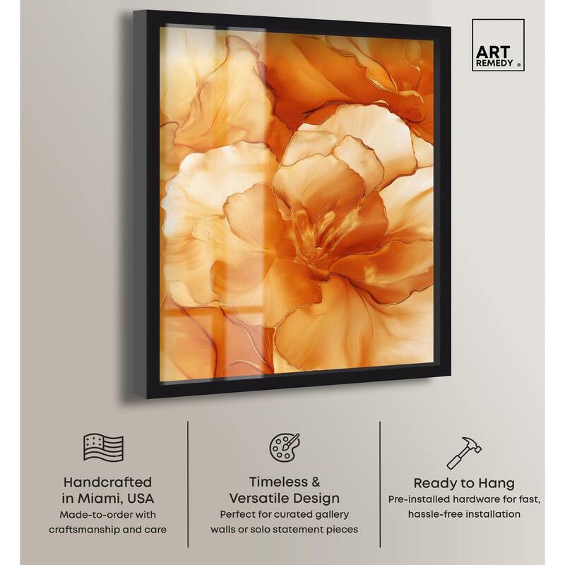 Sunlit Bloom I Shadowbox by Art Remedy