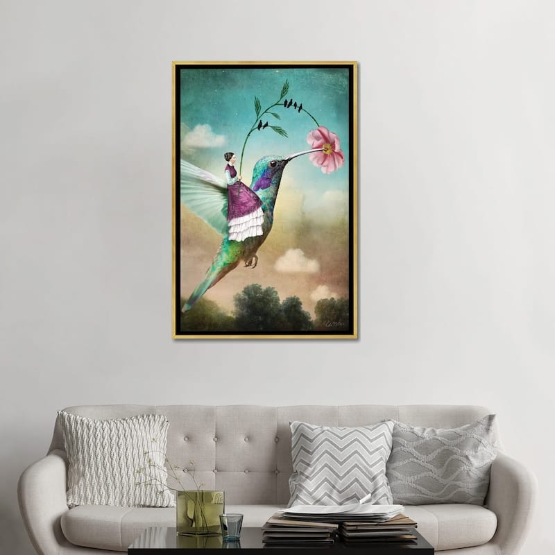 iCanvas "Of Wands" by Catrin Welz-Stein Framed Canvas Print
