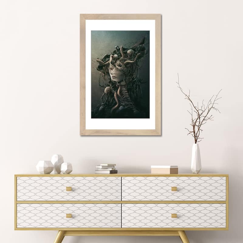 iCanvas "Skull Queen XVI" by Riza Peker