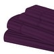 preview thumbnail 17 of 75, Superior Gyda Deep Pocket 400-Thread Count Striped Egyptian Cotton Sheets California King - Plum