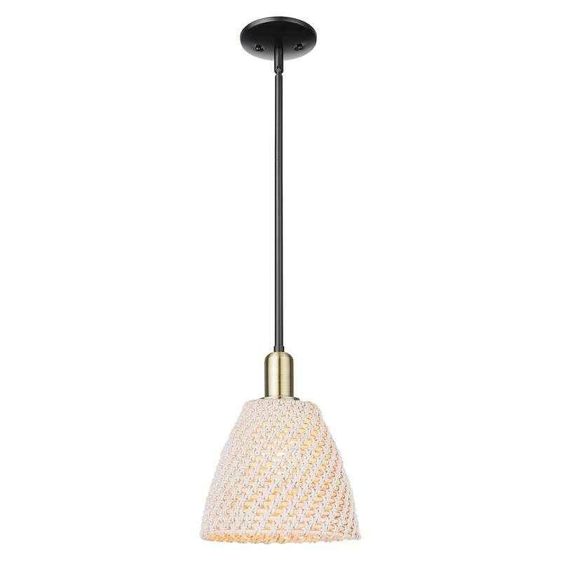 Innovations Lighting Downtown Urban - Natural Ballston Dome - 1 Light 9" Stem Hung Mini Pendant
