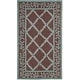 preview thumbnail 71 of 105, SAFAVIEH Handmade Chelsea Kimber Trellis French Country Wool Rug 2'6" x 4' - Brown/Blue - Rectangle