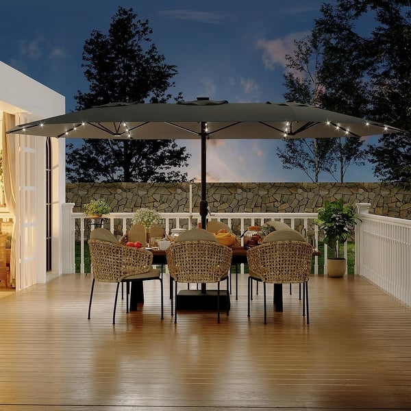 ace hardware patio umbrella lights OYOCO Light 3 Brightness Modes Cordless,with 28 Warm White LEDs-4 * AA Battery Operated Umbrella Lights,Fits 1.15"-2" Umbrella Poles,for Patio Umbrellas,Camping Tents and Indoor Use providing extensive shade coverage PURPLE LEAF Cantilever Umbrella 9'