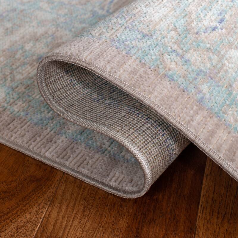 SAFAVIEH Windsor Arberie Shabby Chic Oriental Polyester Rug
