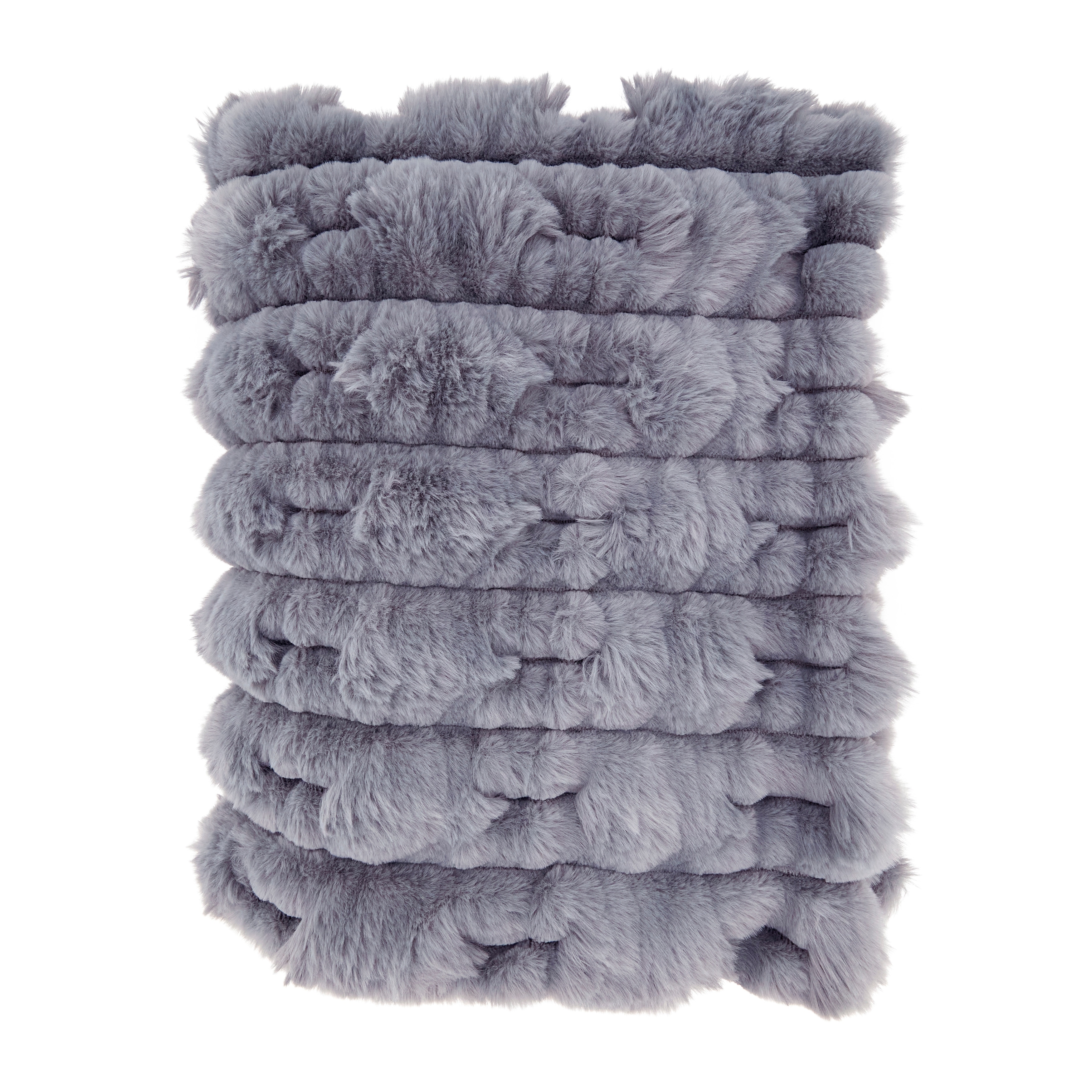 Furry Haven Faux Rabbit Fur Throw