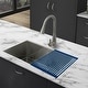 preview thumbnail 22 of 33, Swiss Madison 17" x 13" Kitchen Sink Grid Navy Blue