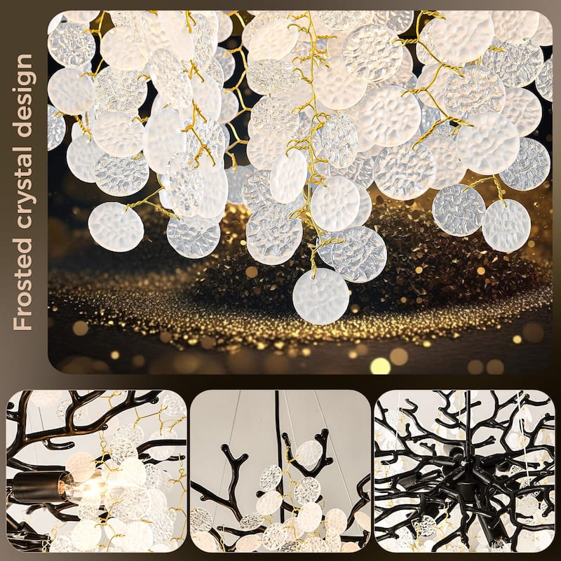 Tree Branch Chandelier Modern Crystal Chandelier Ceiling Hanging Light