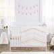 preview thumbnail 1 of 4, Sweet Jojo Designs 6p Crib Bedding + BreathableBaby Breathable Mesh Liner Boho Bohemian Girl Blush Pink Shabby Chic