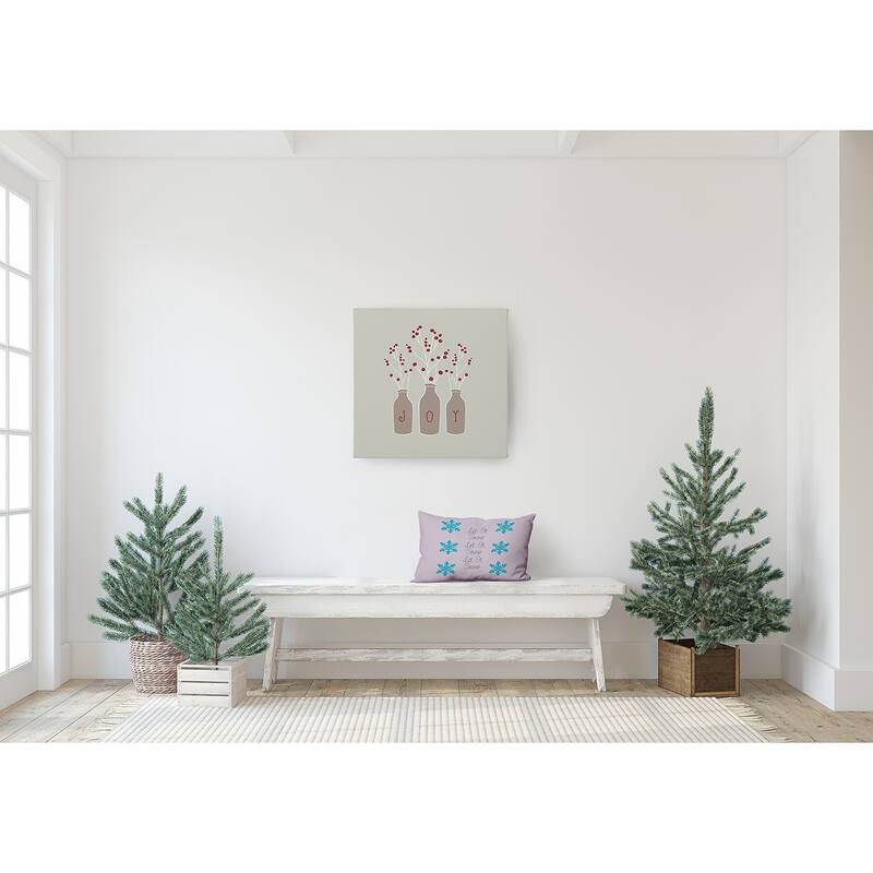 Let It Snow Winter Accent Pillow