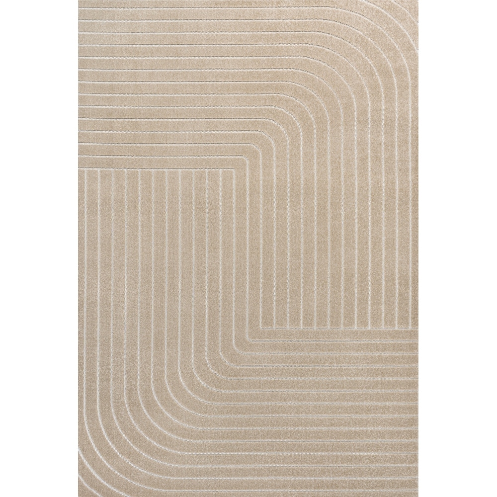 JONATHAN Y Aarhus Minimalist Angle Geometric Ivory/Cream Area Rug