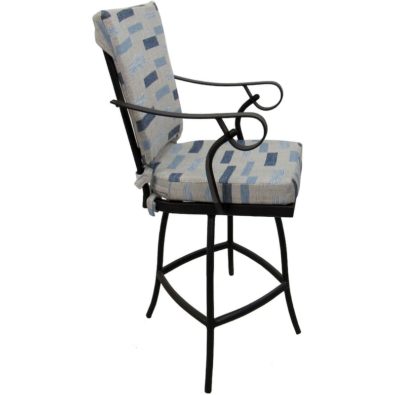 Outdoor or Indoor Counter 26", 30" or Extra Tall 34" Bar Stool - Jamey