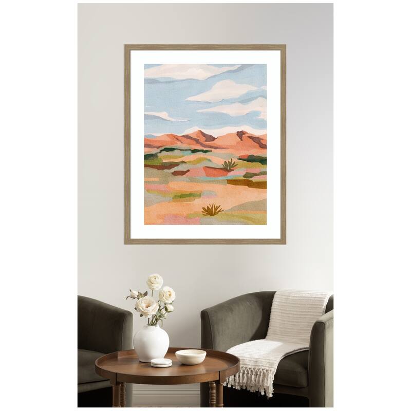 Kate and Laurel Framed Art Southwestern Dreams l by Nikita Jariwala