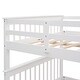 preview thumbnail 37 of 38, Stairway Design Full-Over-Full Bunk Bed with Storage and Guard Rail for Bedroom,Dorm