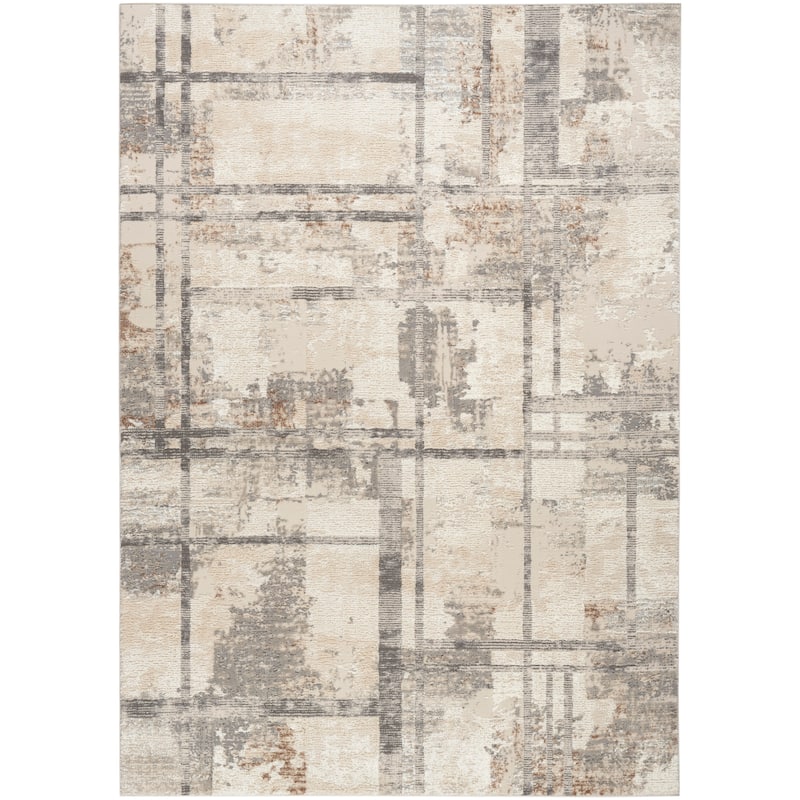 Nourison Eco-Friendly Indoor Abstract Area Rug - 6' x 9' - Ivory/Multicolor