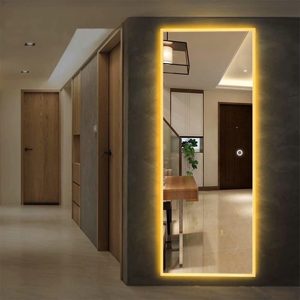 Full Length 65 Illuminated Rectangle Vanity Led Mirror With Light 64 6 X21 On Sale Overstock 29867960 Shop the top 25 most popular 1 at the best prices! full length 65 illuminated rectangle vanity led mirror with light 64 6 x21