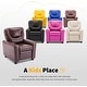 preview thumbnail 9 of 42, Mcombo Kids Recliner Chair Armrest Sofa for Toddlers Faux Leather