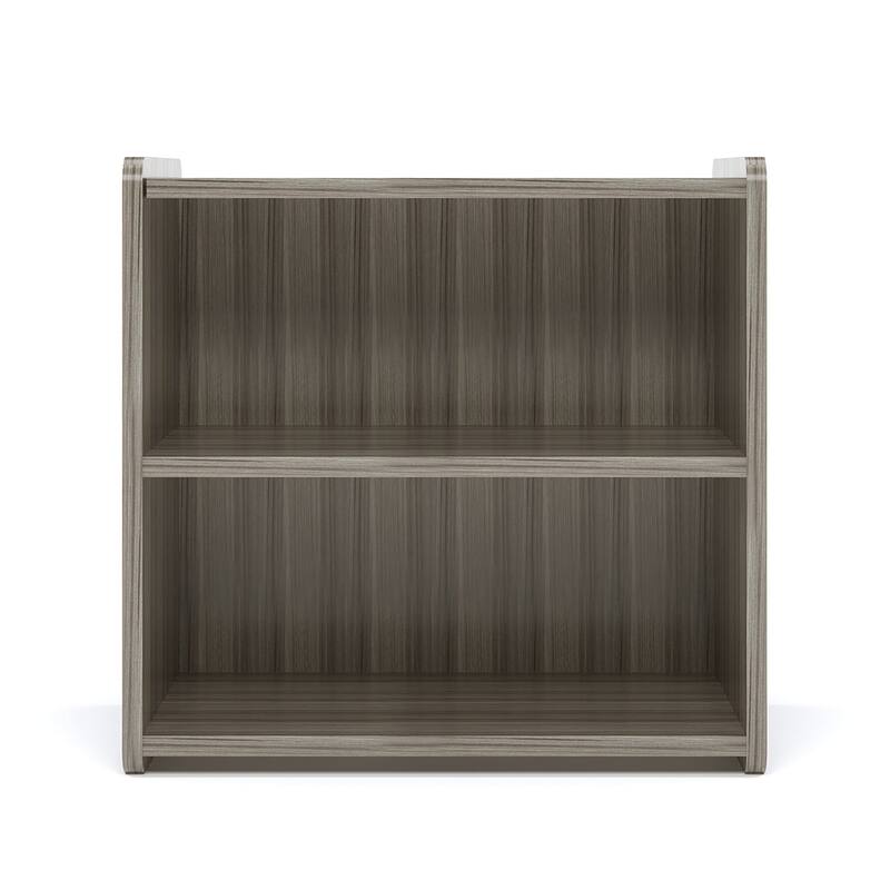 Tot Mate Laminate Toddler Storage Shelf - 24" x 15" x 23 1/2" - Assembly Required - Shadow Elm Gray