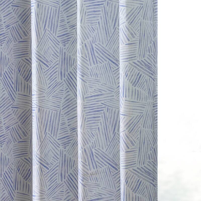 Exclusive Fabrics Textured Cotton Printed Curtains for Bedroom and Living room (1 Panel)