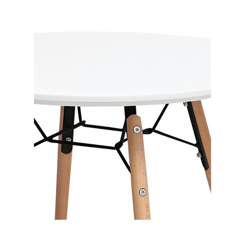 Designer Plastic Kids Circle Activity Table Bedroom Home School Preschool Daycare Child Montessori Wooden Eiffel Dowel
